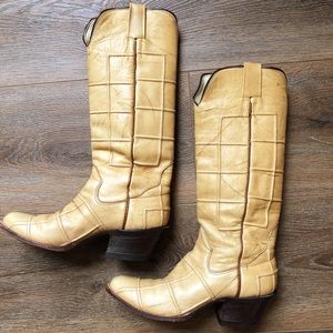 Vintage Sanders Cowboy Boots Size 8